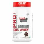 GNC Pro Performance 100% Whey Protein Powder | Boosts Strength & Endurance | Builds Lean Muscles | Fastens Muscle Recovery | Formulated In USA | 24g Protein | 5.5g BCAA | Chocolate Fudge | 2 lbs