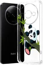 Fashionury Back Cover for Redmi A3 (Multicolor, Grip Case, Silicon, Pack of: 1)