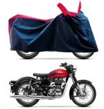 STARIE Two Wheeler Cover for Royal Enfield (Classic 350, Black, Red)