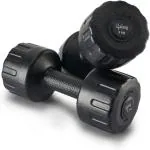 Lifelong LLPVCD08 PVC Dumbbells Pack of 2 (2* 5Kg) for Home Gym Equipment Fitness Barbell| Gym Exercise| Home Workout, Gym Dumbbells| Dumbbells Weights for Men & Women (6 Months Warranty)