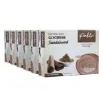 PABLO Natural Bathing Bar Glycerine Soap| Sandalwood Bath Soaps For Men & Women|For Glowing & Smoothening Skin | 75 g Each | Value Pack of (6)