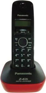 Panasonic KX-TG3411SXR Red Cordless Landline Phone