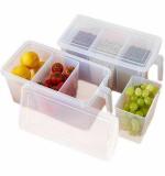 NIJAMRUT SHREE SADGURU CREATION Unbreakable White Plastic Storage Organizer Box (Pack of 2)