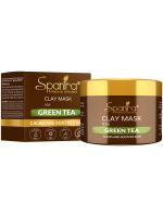 Spantra Green Tea Clay Mask Calms and Soothes the Skin Oil and Irritation Free Skin No Paraben No Mineral Oil Blended with Natural Ingredients Face Mask for Glowing Skin 125g for Men and Women (Pack of 1)