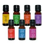 THE LIGHTINGALE Essential Oils for Diffuser With all Chakras Diffuser Aroma Oil for Home & Office Fragrance (10ML Each)