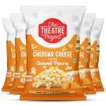 The Theatre Project Popcorn, Cheddar Cheese Popcorn, Gourmet Popcorn, Combo Pack 5 Pouch, 275g