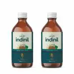 Aushadhi Indinil Syrup Pack of 2 | Ayurvedic Digestive Health Supplement | Herbal, Natural Digestive Aid | Organic, Paraben-Free Formula for Indigestion, Constipation, and Gastrointestinal Relief | 200ml Each