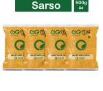 Goshudh Yellow Mustard Seeds 2 kg (500g X 4 Pack) Sarso