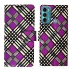 A D Enterprises Lacha Purple Flip Cover for Moto G40 Fusion | Magnetic Case | Shock Absorbent | Flip Cover Moto G40 Fusion