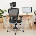 Vergo Active Mesh High Back Ergonomic Home Office Chair (Black)