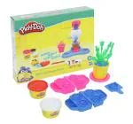 Playdoh Rose Garden Playset for Kids 3 Years and Up with 2 Non Toxic Play Doh Colors Clay & Dough for Kids age 3Y+