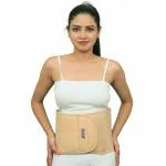 Bos Medicare Surgical Abdominal Belt useful for Tummy reduction after pregnancy and post operative care provide compression and support to abdominal area (Large)