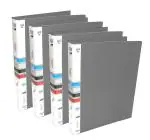 Rangwell NX Grey Plastic File Folder Pack of 2