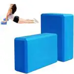 AJRO DEAL Yoga Block | High Density Yoga Exercise Brick Yoga Blocks Set Of 2