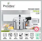 Prestlee Pressure Cooker - 2 Ltr (Popular) Cooker / Cooker Combo / Cooker 3 L / Cooker 3 Litre / Pressure Cooker