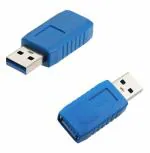 fdealz USB 3.0 Type A Male To Female Connection adapter Cable Connector Extender Joiner Pack of 2