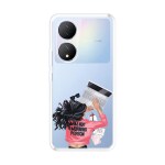 Emble Designer Clear Tranperant Silicone Case For Vivo Y100 5G -Design A15 ( TPU | Soft , Vivo Y100 5G | Multicolor )
