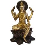 Divya Mantra Brass Goddess Laxmi on Lotus Idol 25 cm