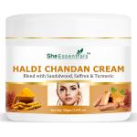 She Essentials Haldi Chandan Face Cream| | Softening and Nourishing for all Skin -50gm Pack of 1