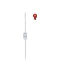 ABGIL Borosilicate Glass Volumetric Pipette One Mark Accuracy 100 ml Capacity With Compatible Silicone Bulb