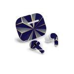 Mudshi Designer Skin Sticker Compatible for Apple Airpods Pro 2 (Perfect fit and specially designed) (Product Code : NDE-9862)