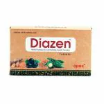 Green Milk - Apex Diazen Tablets for Diabetes Control, 5 strips (30 capsules each)