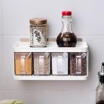 JRM Plastic Clear, White Seasoning Box