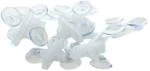 MR Traders BOYU Aquarium Fish Tank Glass Divider Clips 10 Nos Aquarium Tool ()