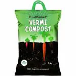 TrustBasket Organic Vermicompost Fertilizer Manure for Plants 5 kg