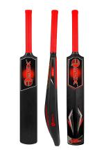 RMAX Black and Red Plastic Cricket Bat