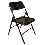 Streetup India Foldable Iron Chair with Iron Seat for Home & Kitchen/Sturdy/Balcony/Restaurant