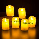 Shanaya Flameless LED Plastic Swinging Candles Set (5 Pieces)