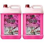 BLISS & BLUSH Dishwash Liquid 10 Liter Pink Powerful Cleaner Dish Wash Liquid Which Washes Utensils Easily