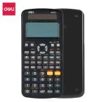 Deli ED552PR Scientific Calculator , Textbook Display , 552 functions , Black, Pack of 1