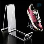 Porpoise Acrylic Shoe Stand/Mobile Display Stand for Shop (Pack of 6)