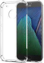 Leyon Transparent Rubber Back Cover For Motorola Moto E4 Plus