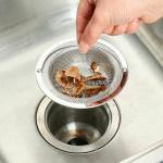 KitchenFest Anti Clogging, Rustproof 2mm Holes Stainless Steel Kitchen Sink Strainer with Handle.