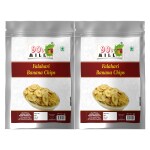 90's MILL Bale Hannu Banana Namkeen Snack Chips wafers | Falahari FARALI Banana Chips Made In Ground Nut Oil With Goodness Of Malabar Black Pepper And Himalayan Pink Rock Salt-900g*2Pack