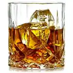 miRim Small Cut Design Whiskey Glass (220 ml) (Transparent) (6)