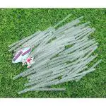 CRAFTWAFT CLOUDED HOBBIES White Swirl Craft Straw for Wind Chain,TORAN, JHUMAR and DECORE Craft Making (Pack of 90)