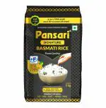 Pansari Signature Basmati Rice | Perfect Fusion of Nutrition & Aroma | Long Grain Rice | Fluffy and Flavourful - 5kg