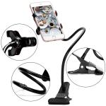 MEERTRONICS 360 Degree Flexible Metal Lazy Stand | Goose Neck Long Arm Clip | Best for Neck Rest On Bed, Desk - Table, Gym Exercise, Video Recording Android & iOS