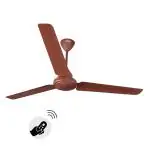 Atomberg Efficio 1400 MM 3 Blade Bldc Energy Saving 5 Star Rated High Speed Ceiling Fan With Remote, Matt Brown