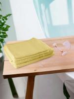 REGENCY EXPORTS PVT.LTD Quattro Towels 100% Cotton 400 GSM Set of 4 Yellow