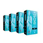 Skore Cooling Lubricant With Mint Flavoured Condoms (Cool) 10N (Pack of 4)