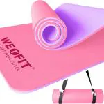 Werfit Pink Thermoplastic Elastomers Tpe Yoga Mat For Women And Men