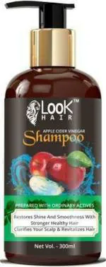 Look Hair Apple Cider Vinegar Shampoo All Hair Types Men and Women 300 ml