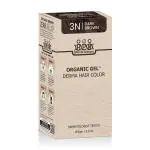 QuikHenna Derma Organic Gel Long Hair Color Dark Brown 3N 165g