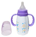 MINI TREE Handle FEEDING BOTTLE, 3+ Months Baby Feeder, 100% BPA Free, PP | Purple | 150 ML