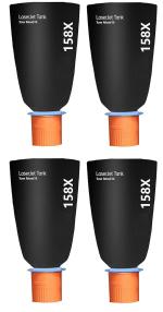 Verena 158X Toner Cartridge for HP 158X Toner Reload Kit for HP Laserjet Tank 1005w, 1020w, MFP 2606sdw, 1020, 1005, 2605sdw, 1604w, 1602, 2602, 2603, 2604, 2606 Series (158X-4PCS)